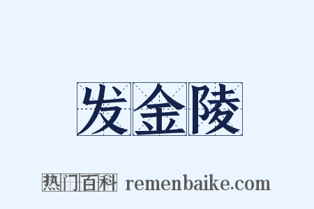 发金陵是什么意思的图片